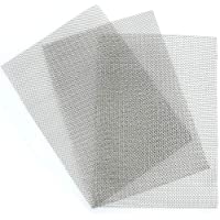 Los mejores  - TIMESETL 3 Piezas Malla de Alambre Malla Tejido- Malla de Acero Inoxidable 304 Filtración de Hoja de Filtro de Pantalla…